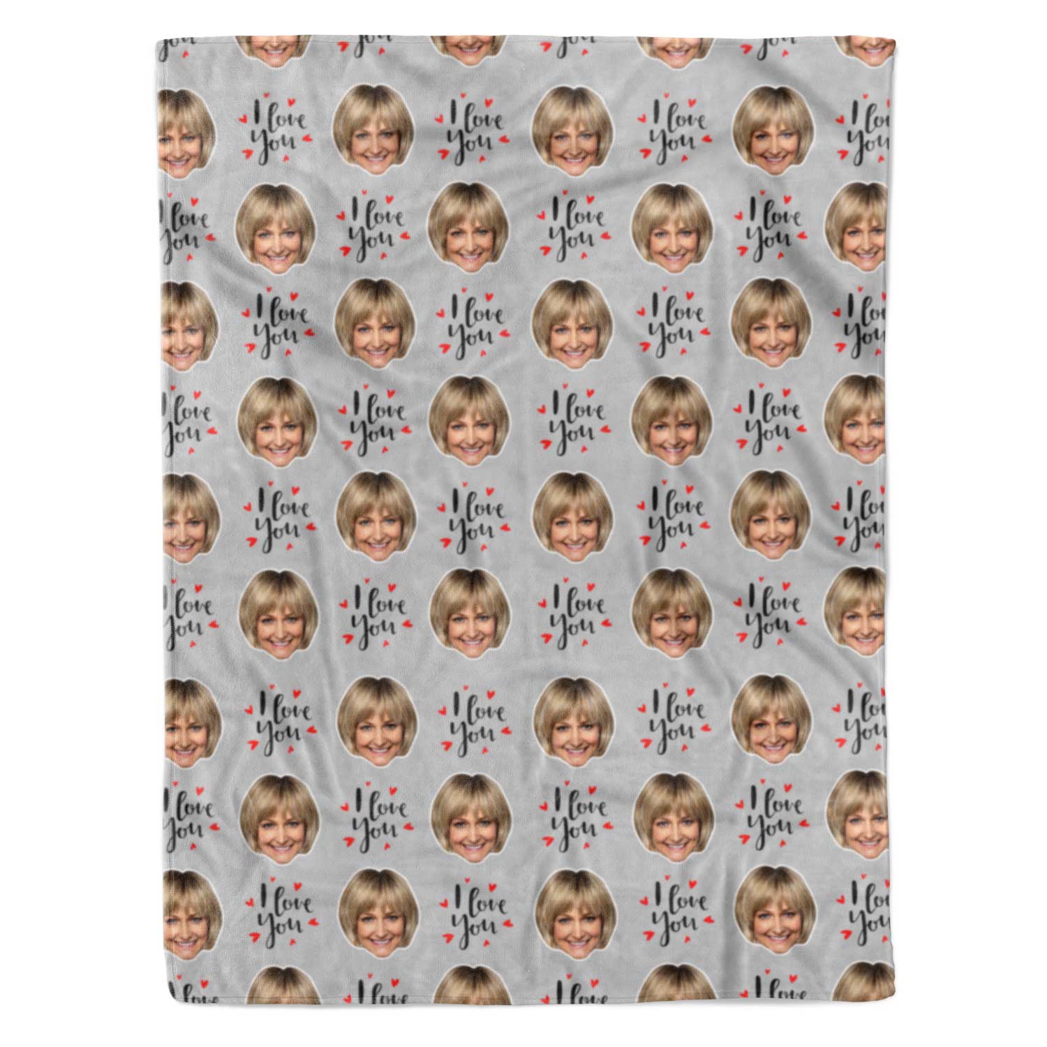 I Love You Personalised Blanket