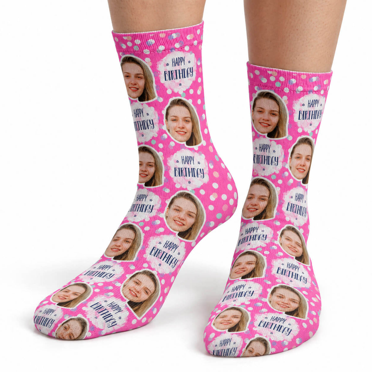 Spotty Birthday Socks