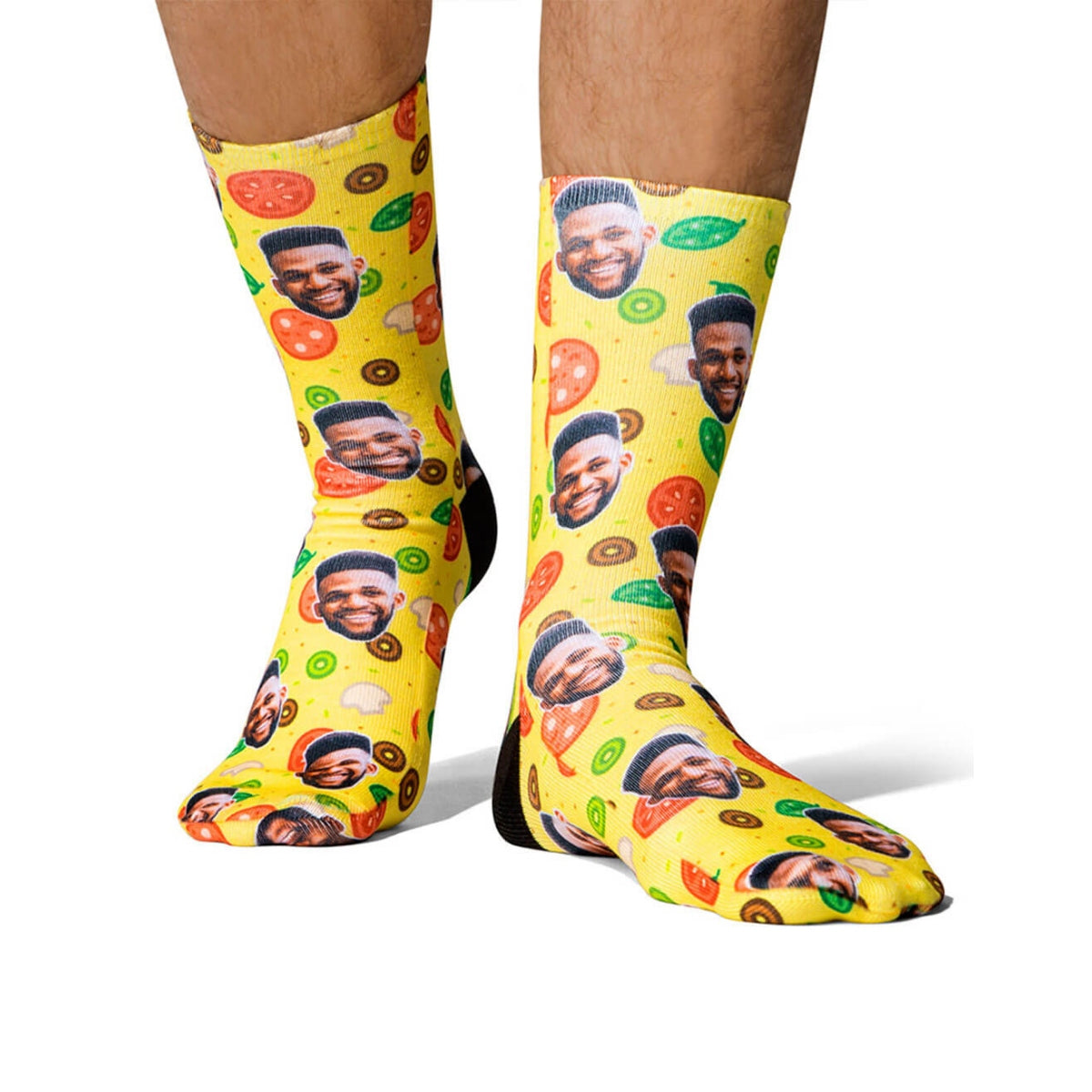 Pizza Faces Socks