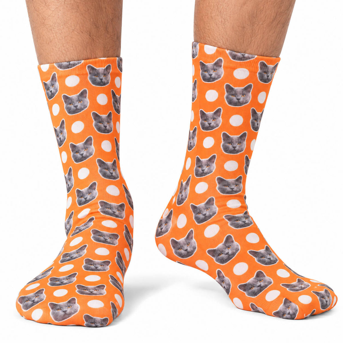 Polka Cat Socks