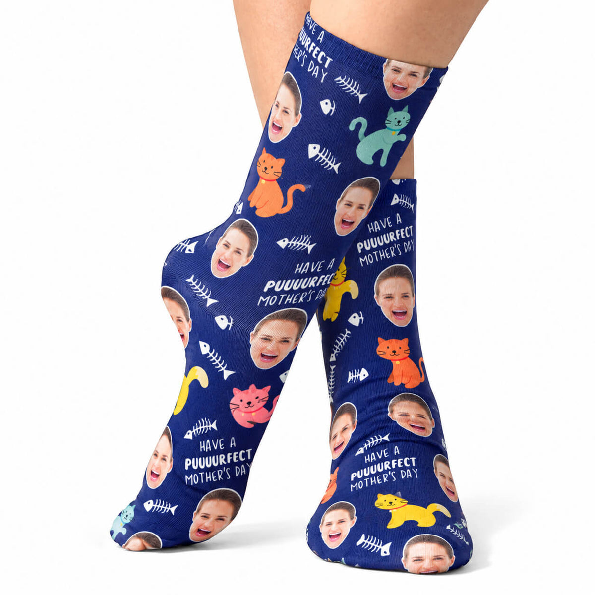 Purrfect Mother's Day Socks