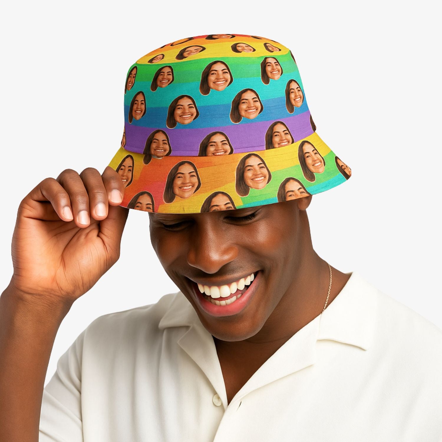 Rainbow Custom Bucket Hat