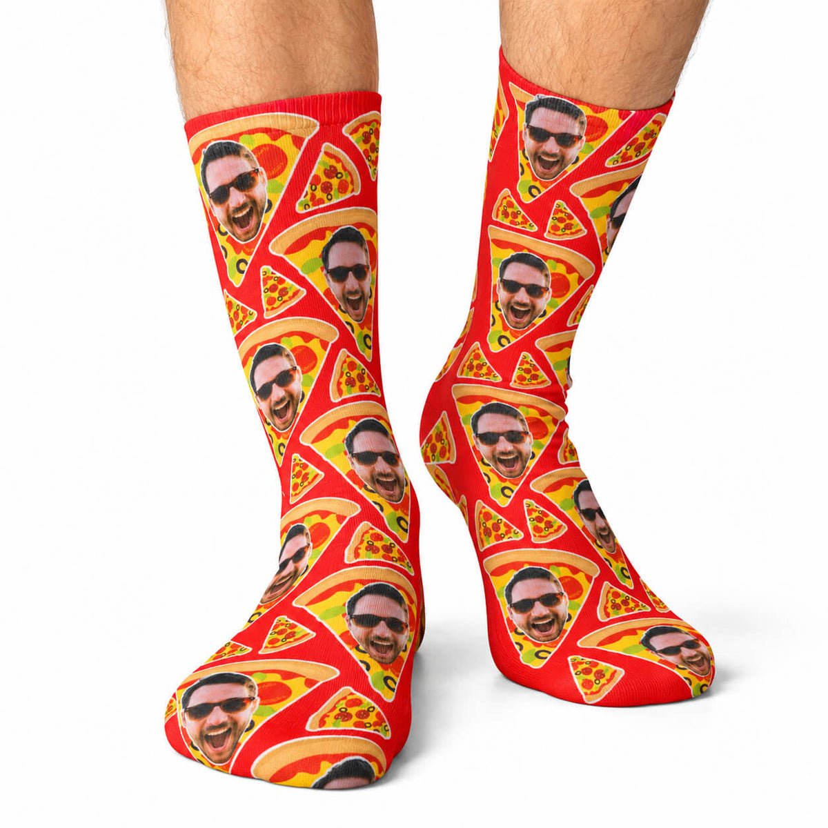 Pizza My Face Socks