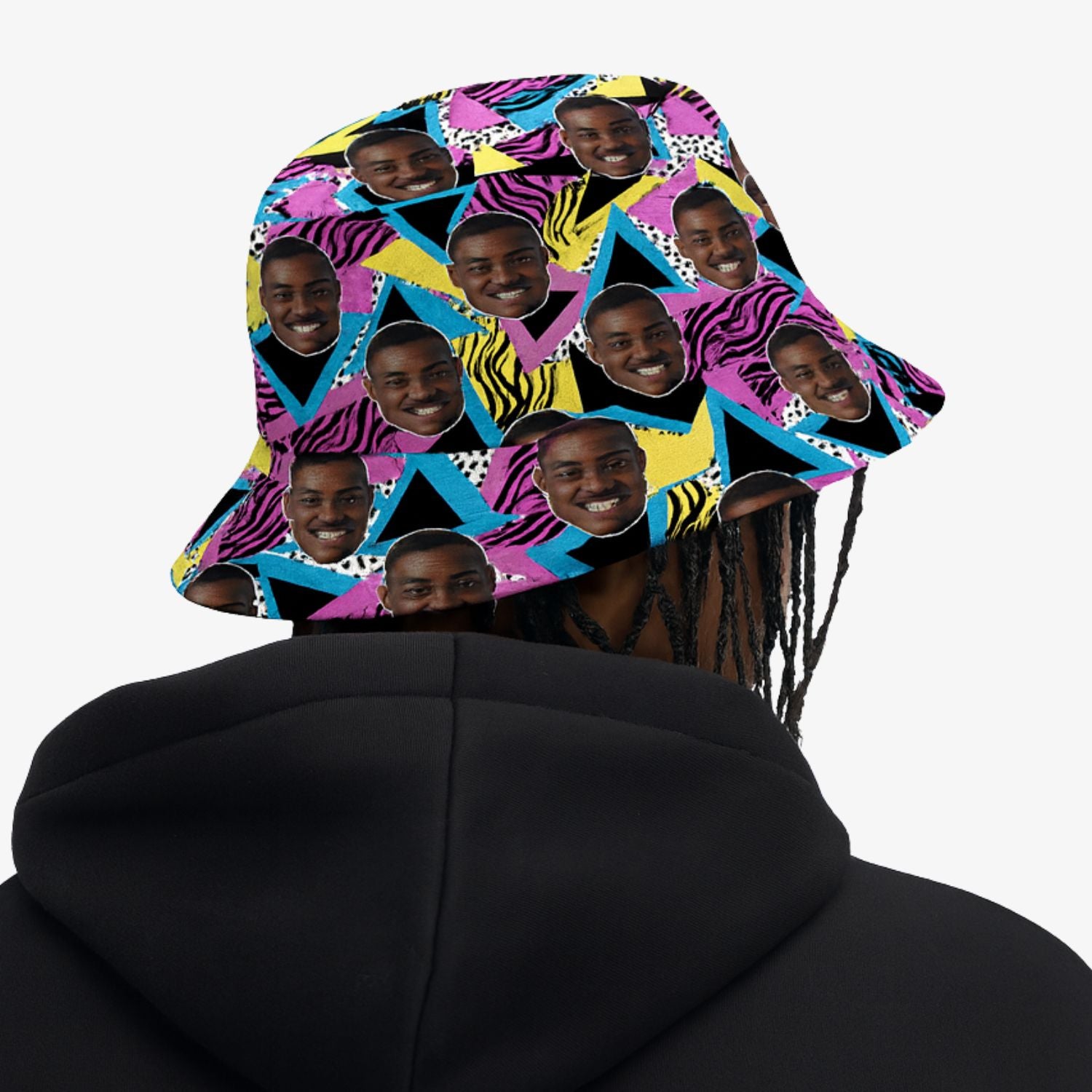 Retro Pink Custom Bucket Hat