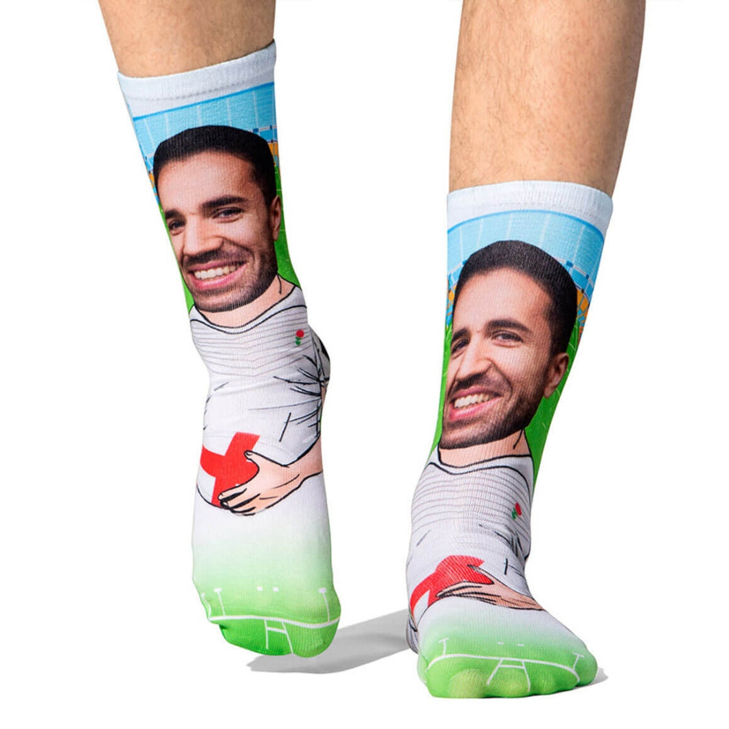 Rugby Player England Socks