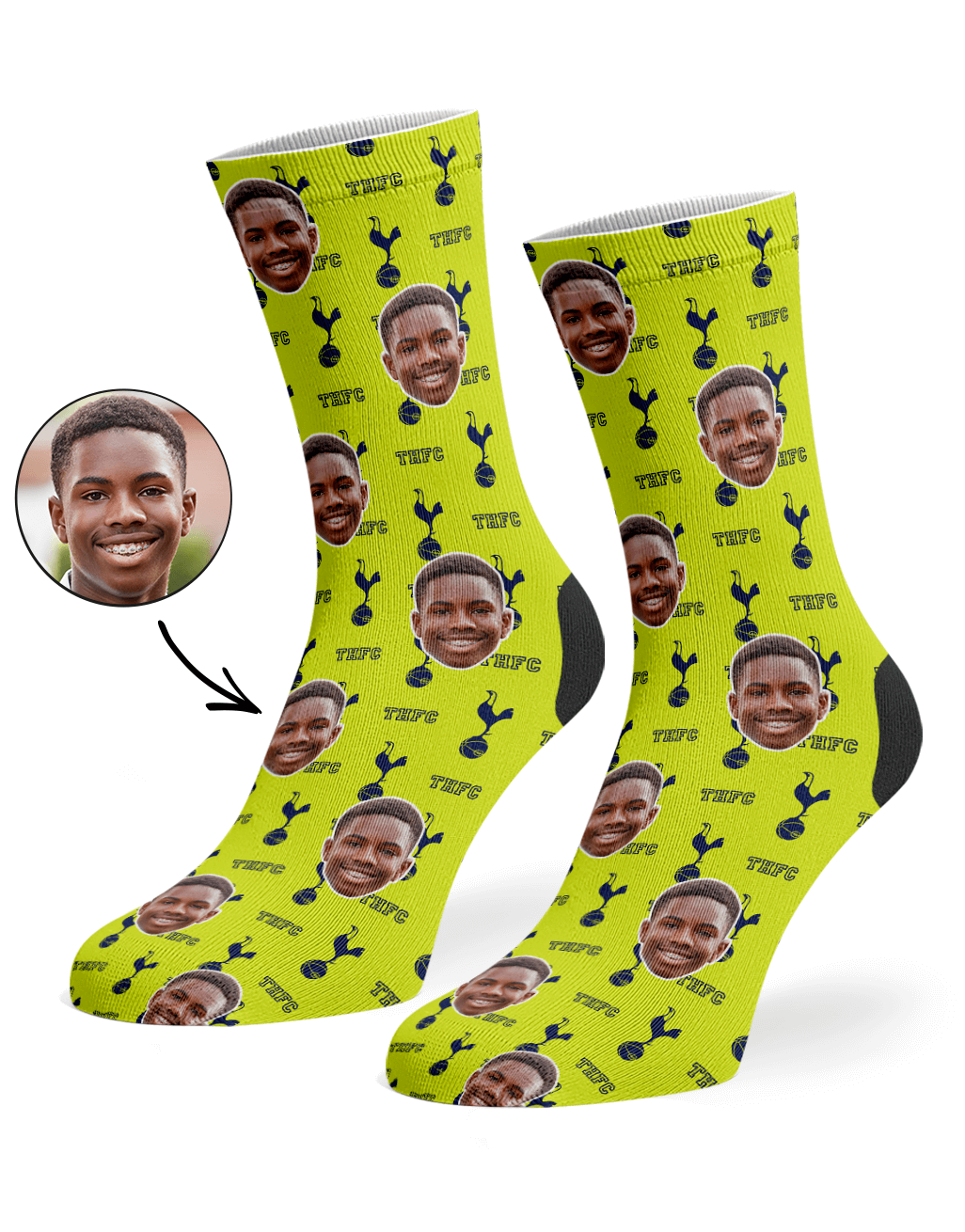 Spurs Pattern Socks