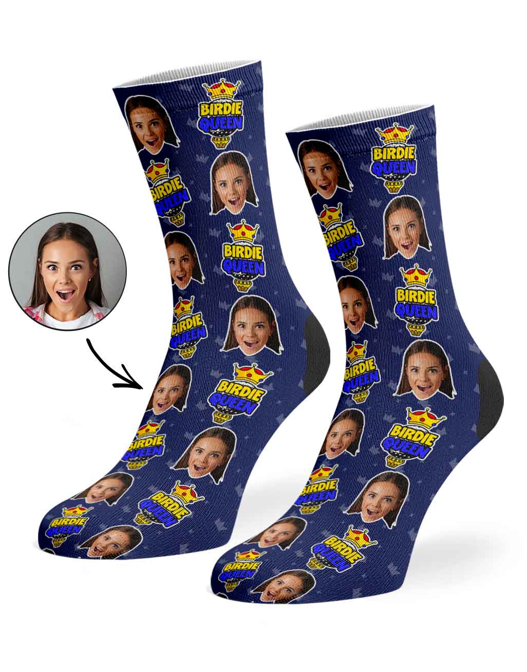 Birdie Queen Socks