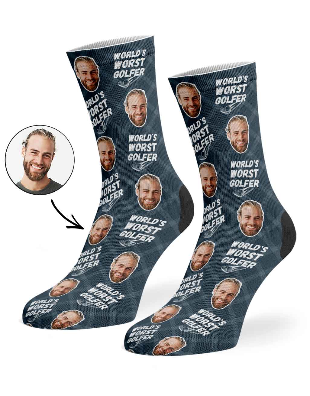 World's Worst Golfer Socks