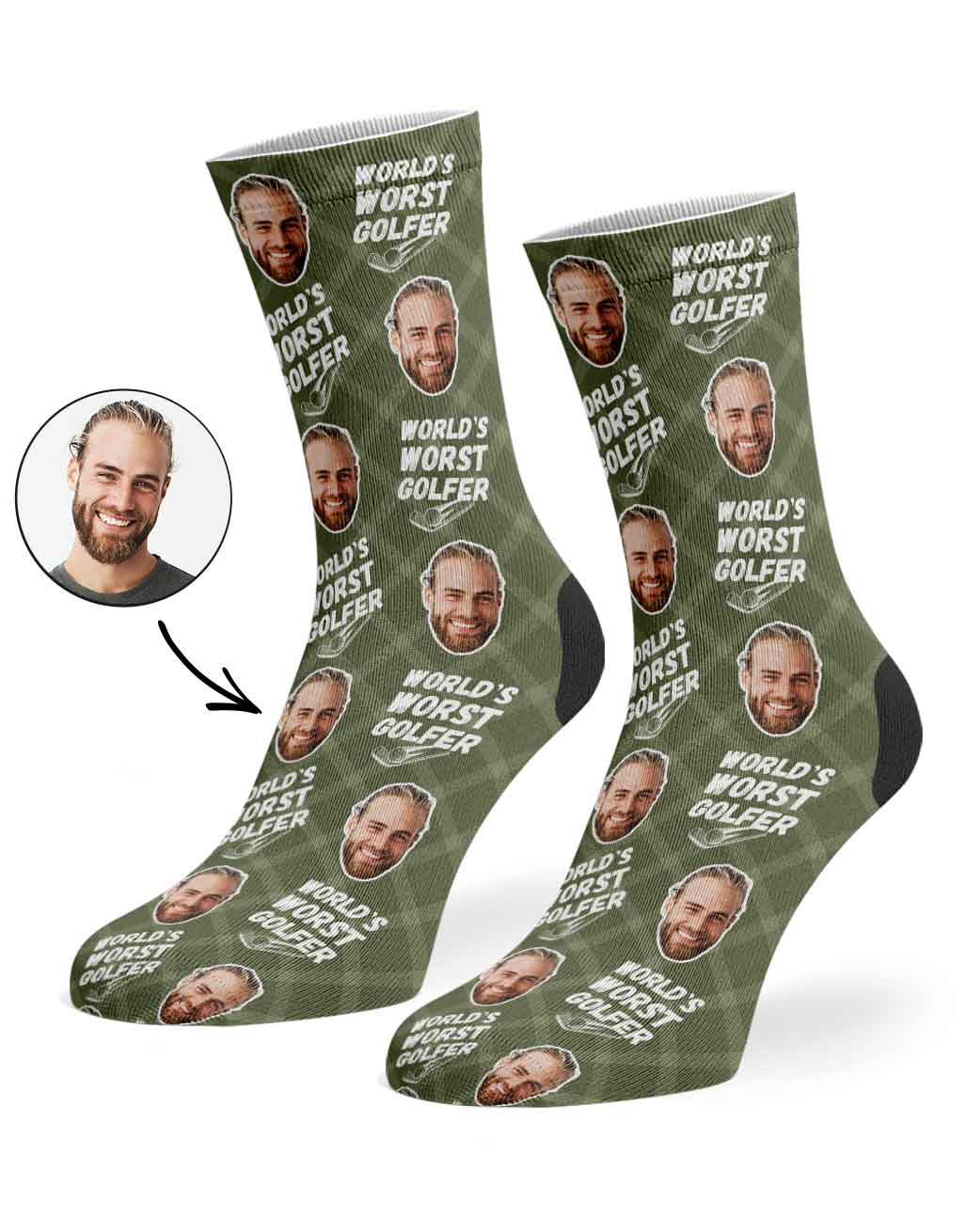 World's Worst Golfer Socks