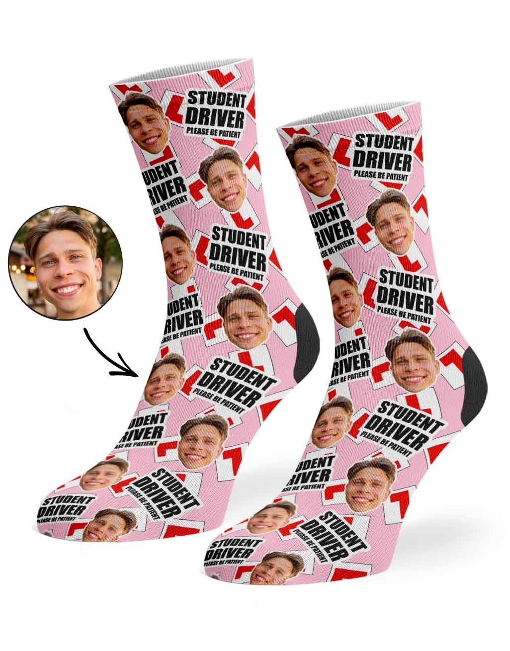 Student Driver Please Be Patient Socks