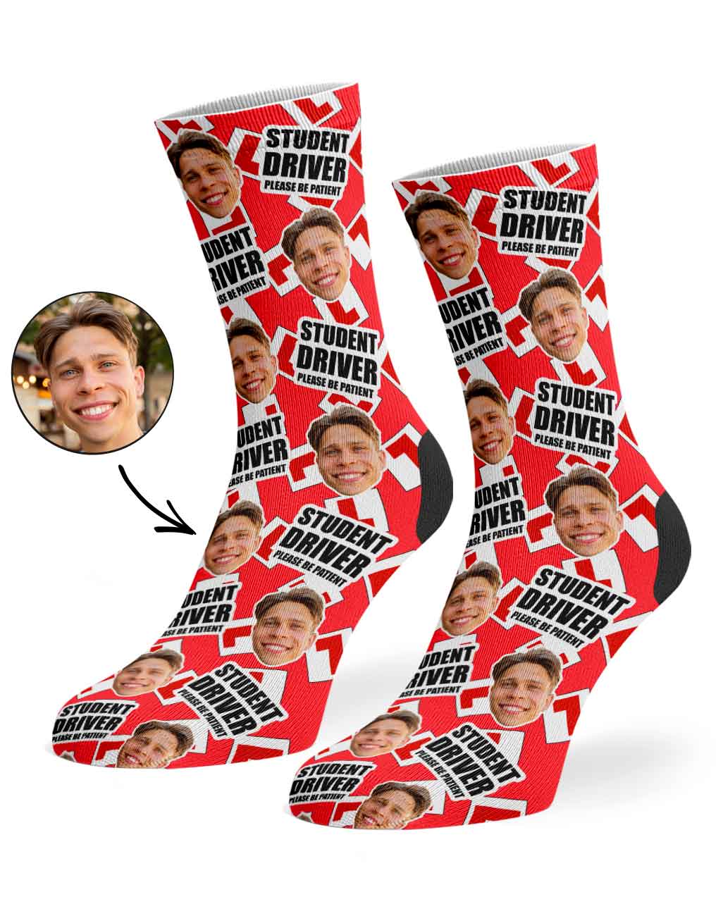 Student Driver Please Be Patient Socks