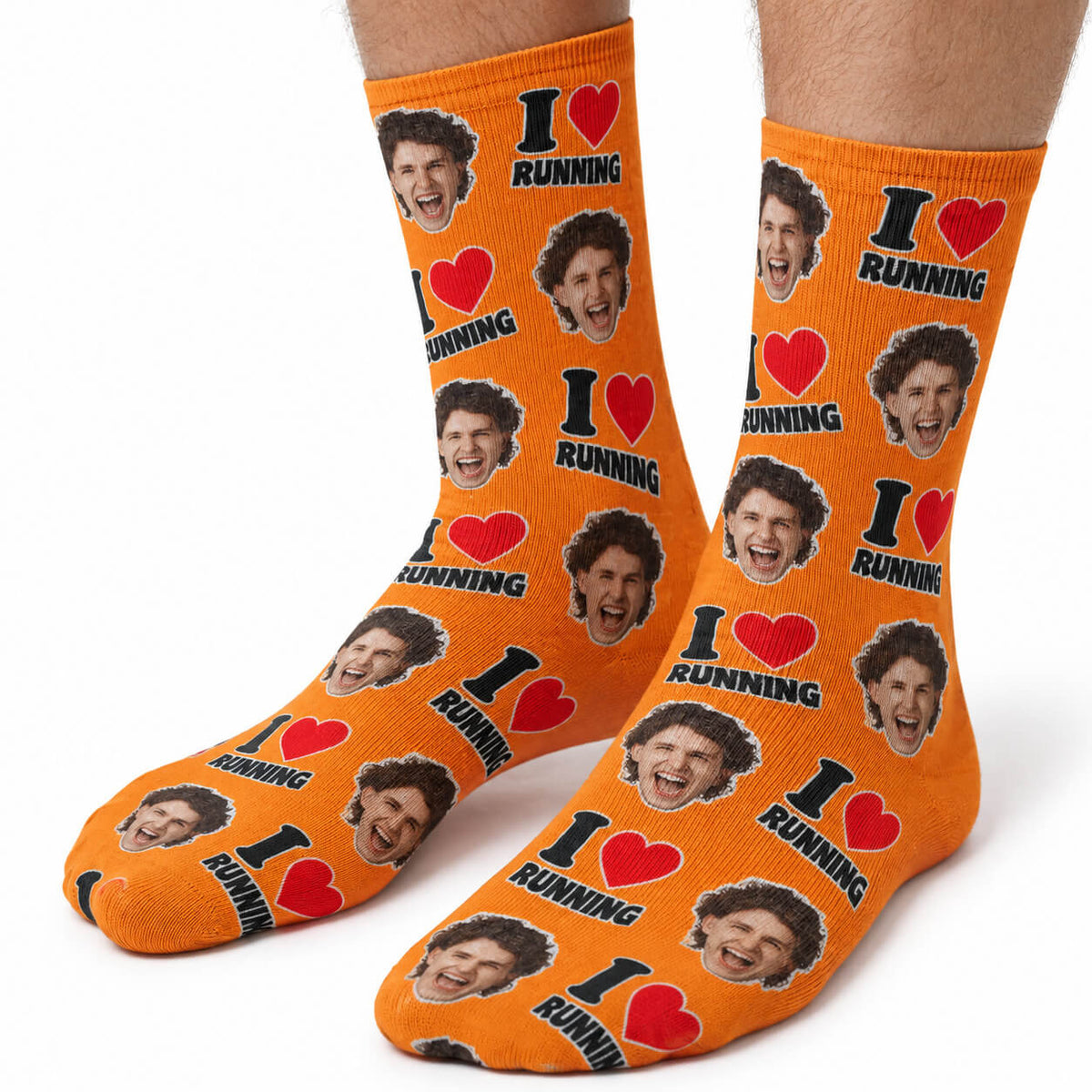 I Heart Running Socks