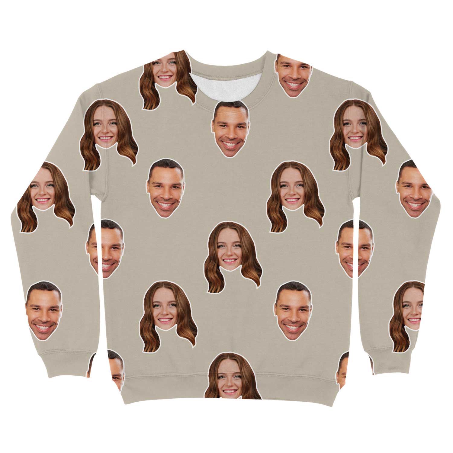 Couples Face Sweatshirt