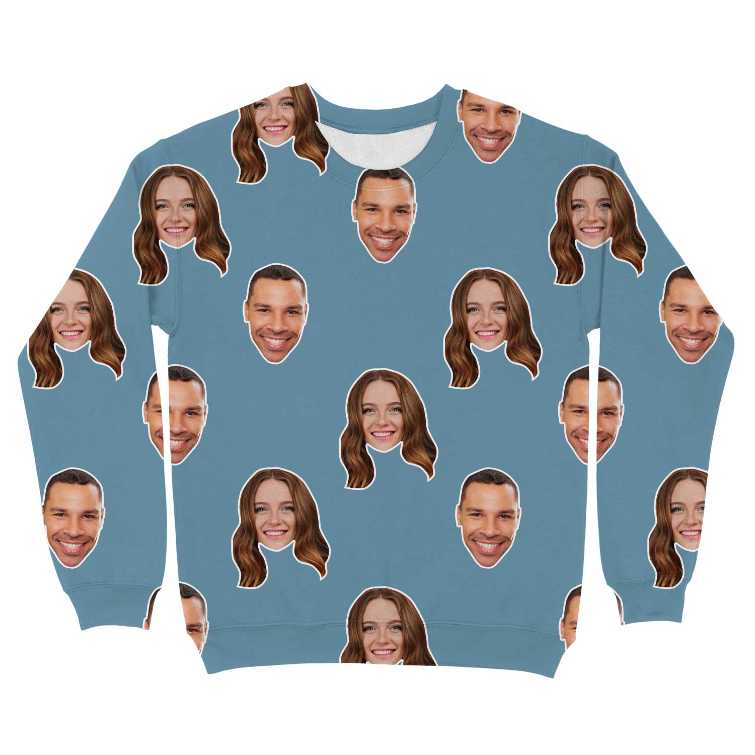 Couples Face Sweatshirt