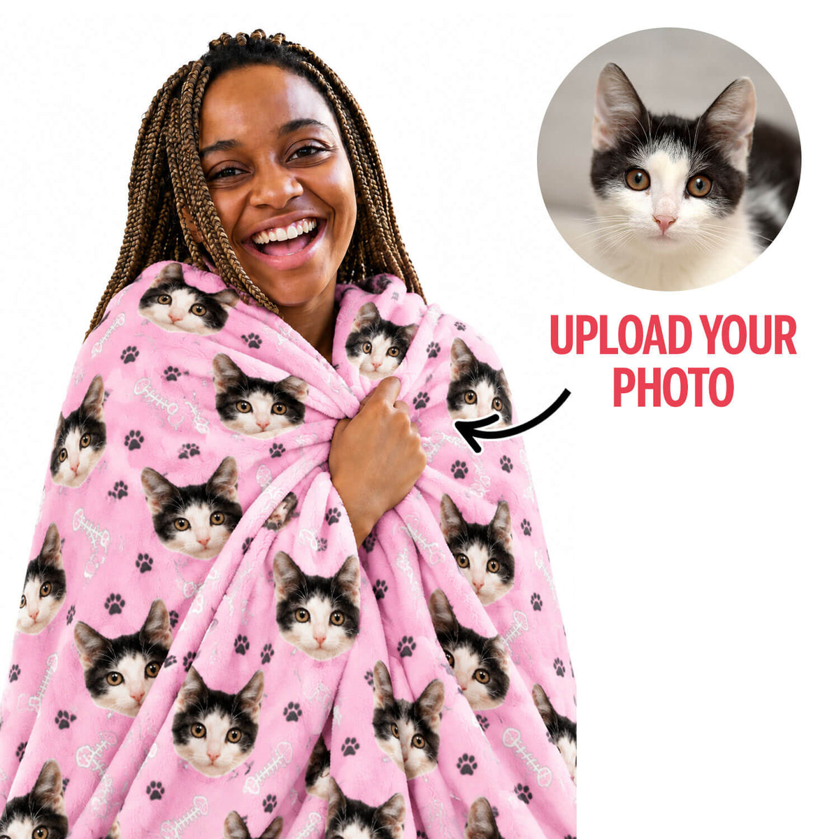 Your Cat Personalised Blanket