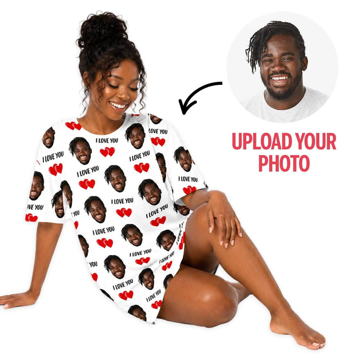 I Love You Custom Sleep Tee