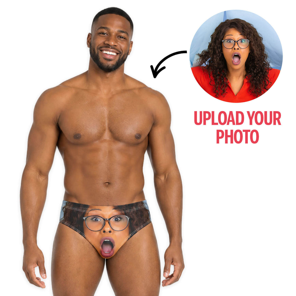 Face Swimming Trunks