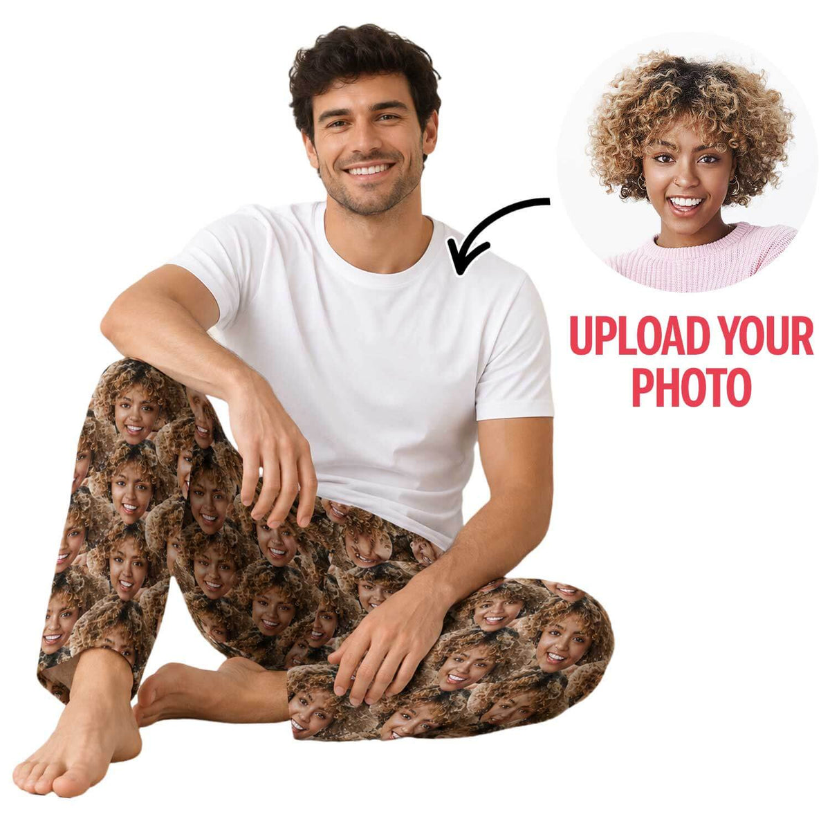 Men's Face Mash Pyjama Bottoms