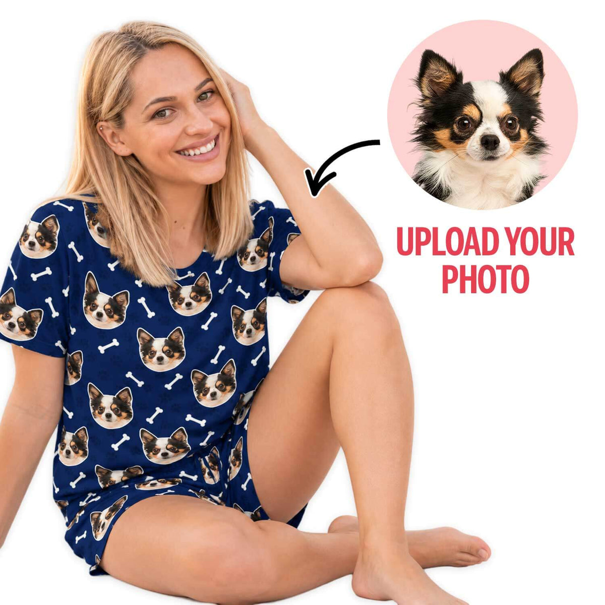Your Dog Women's Personalised PJs - Shorts Set
