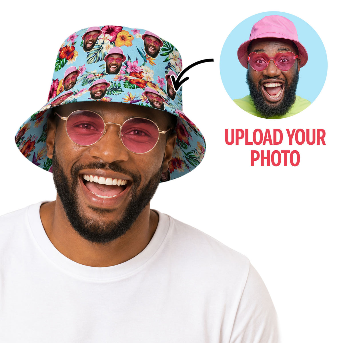 Tropical Hawaiian Custom Bucket Hat