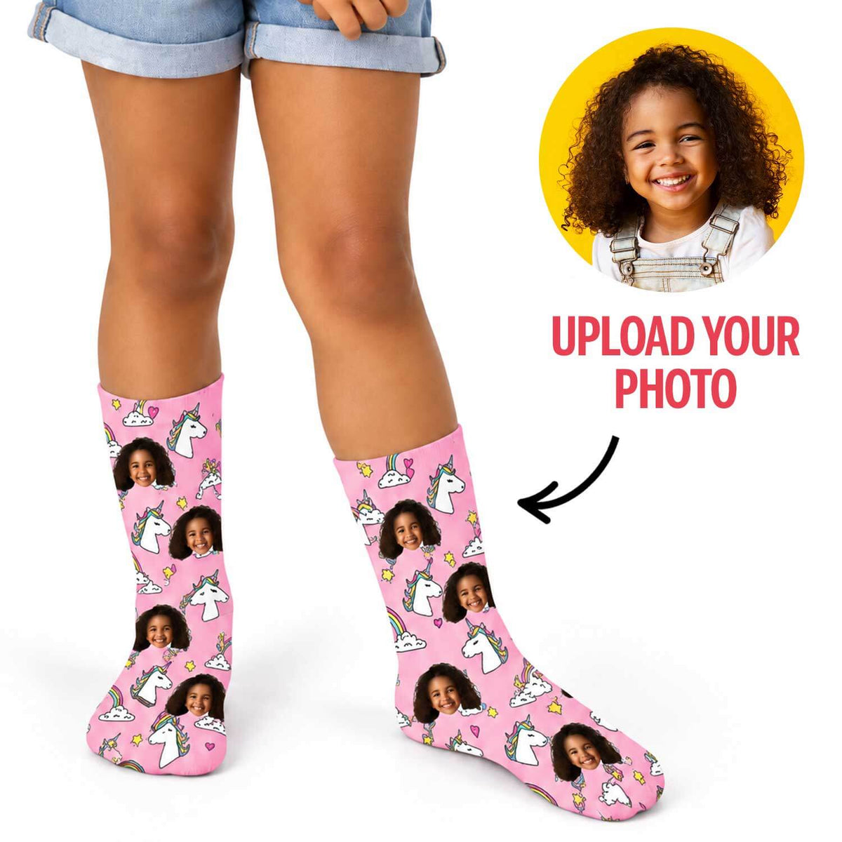 Unicorn Rainbow Kids Socks