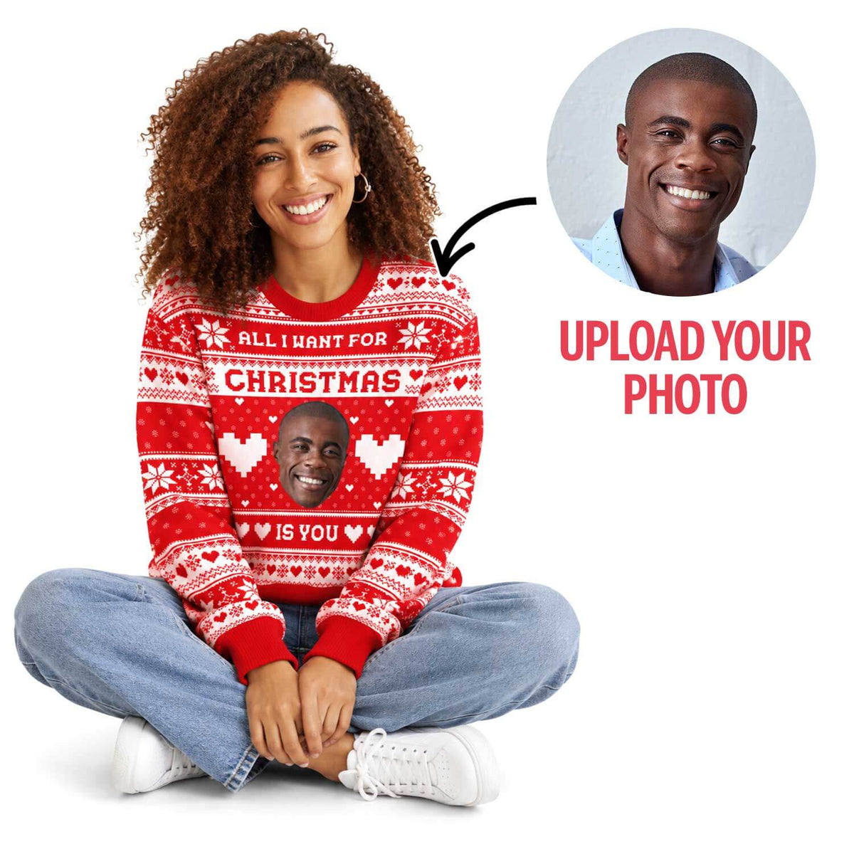 All I Want For Christmas Is You Personalised Christmas Jumper