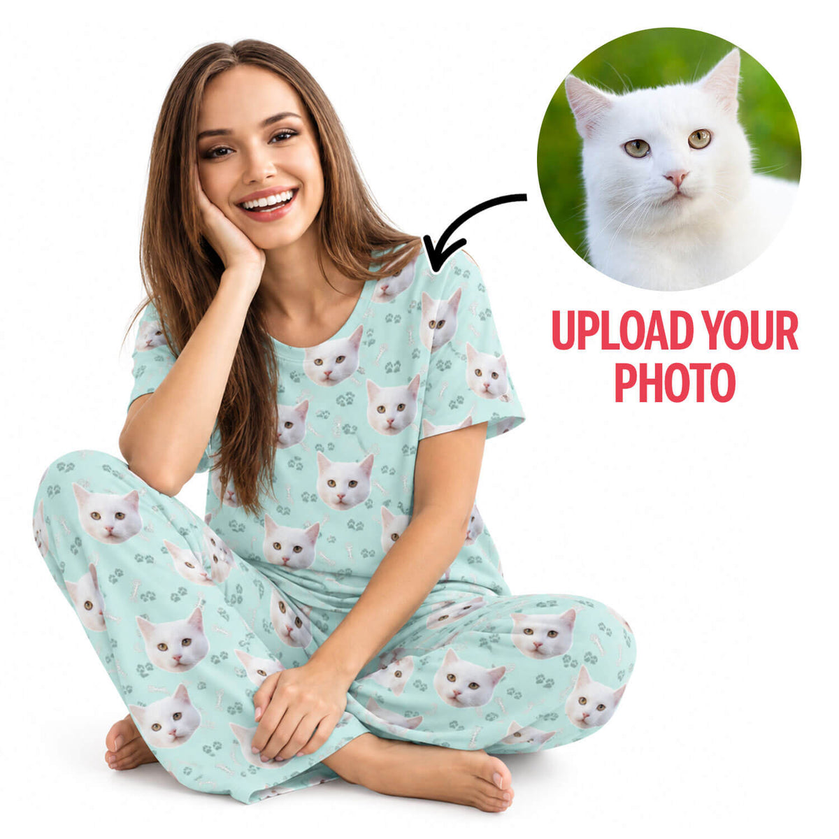 Your Cat Women's Personalised Pyjamas - Trouser Set