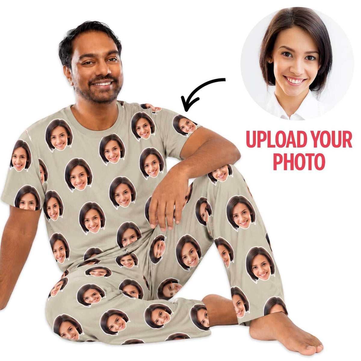 Your Face Men's Personalised Pyjamas - Trouser Set