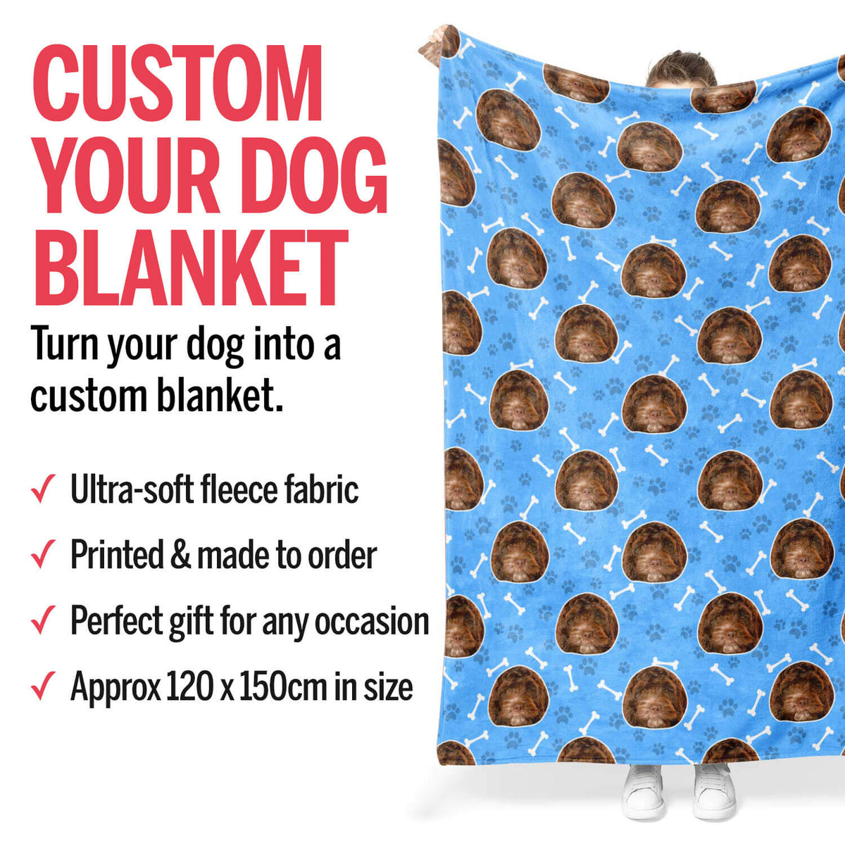 Your Dog Personalised Blanket