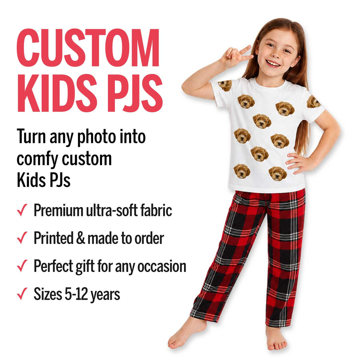 Your Face Kids Pyjamas