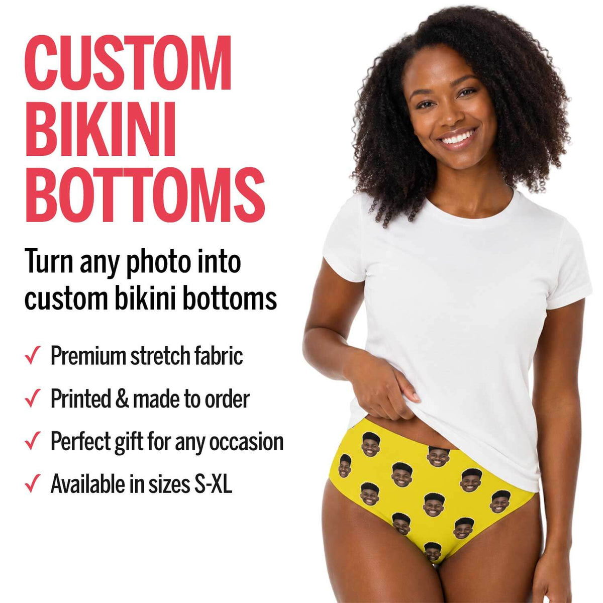 Your Face Custom Bikini Bottoms