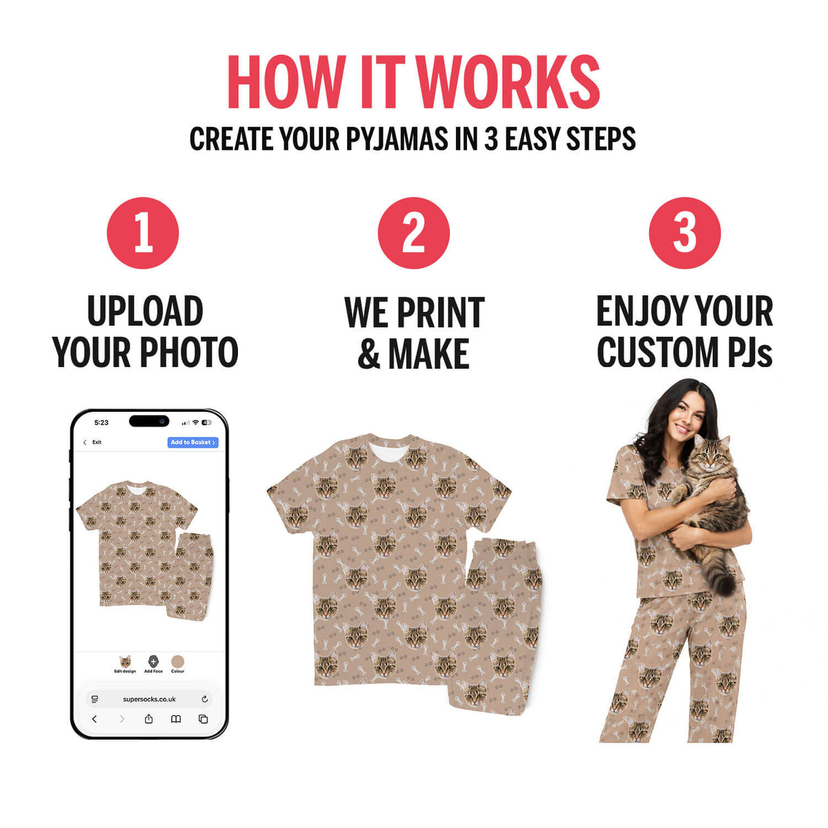 Your Cat Women's Personalised Pyjamas - Trouser Set