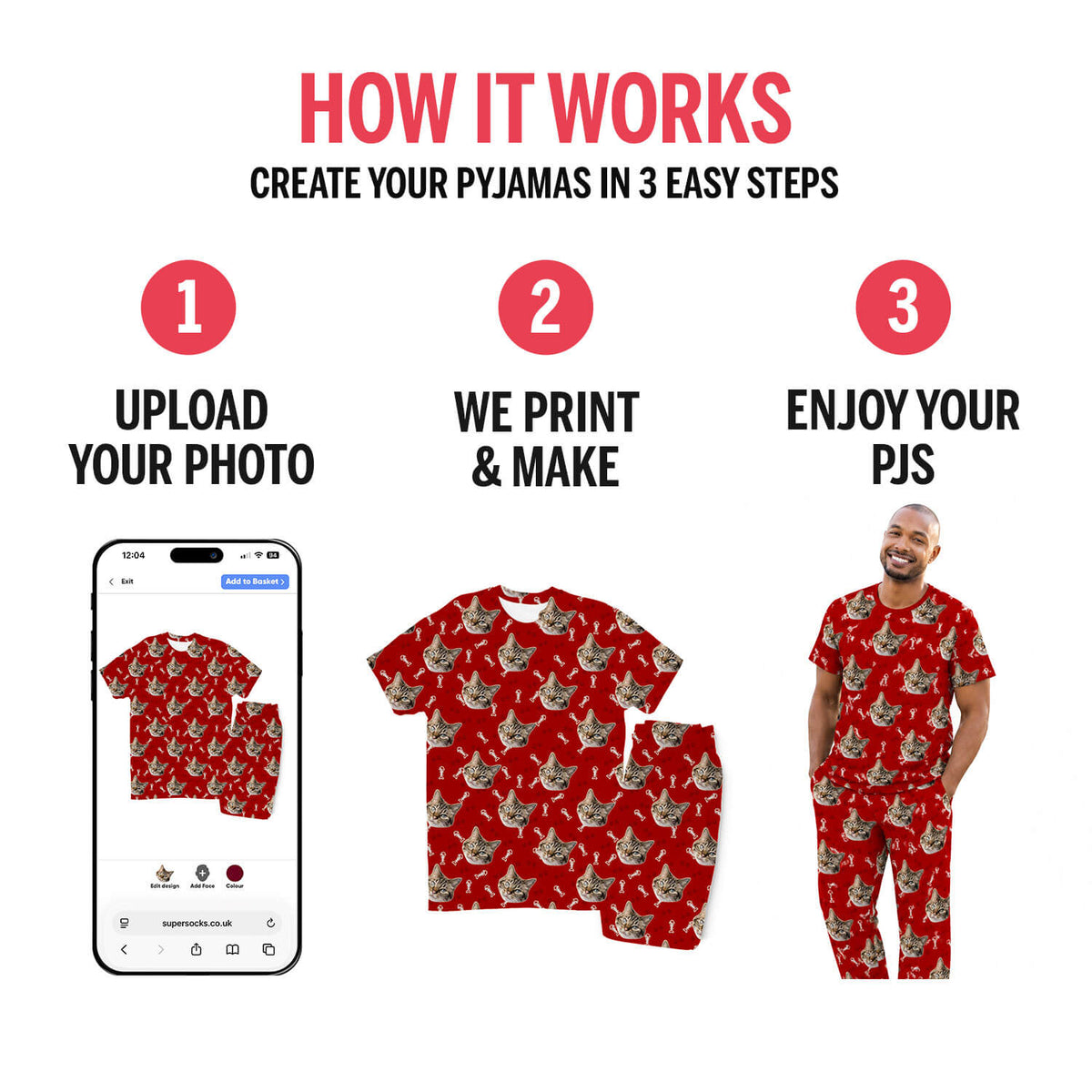 Your Cat Men's Personalised Pyjamas - Trouser Set