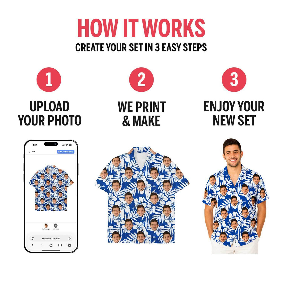 Leopard Print Custom Face Shirt
