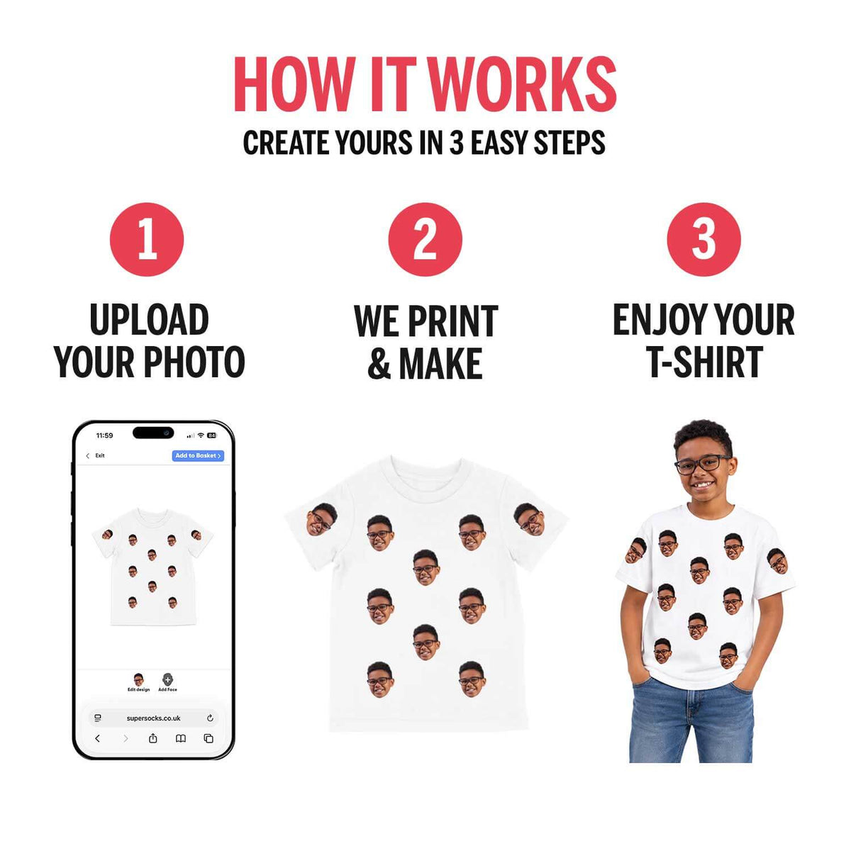 Your Kids Face T-Shirt