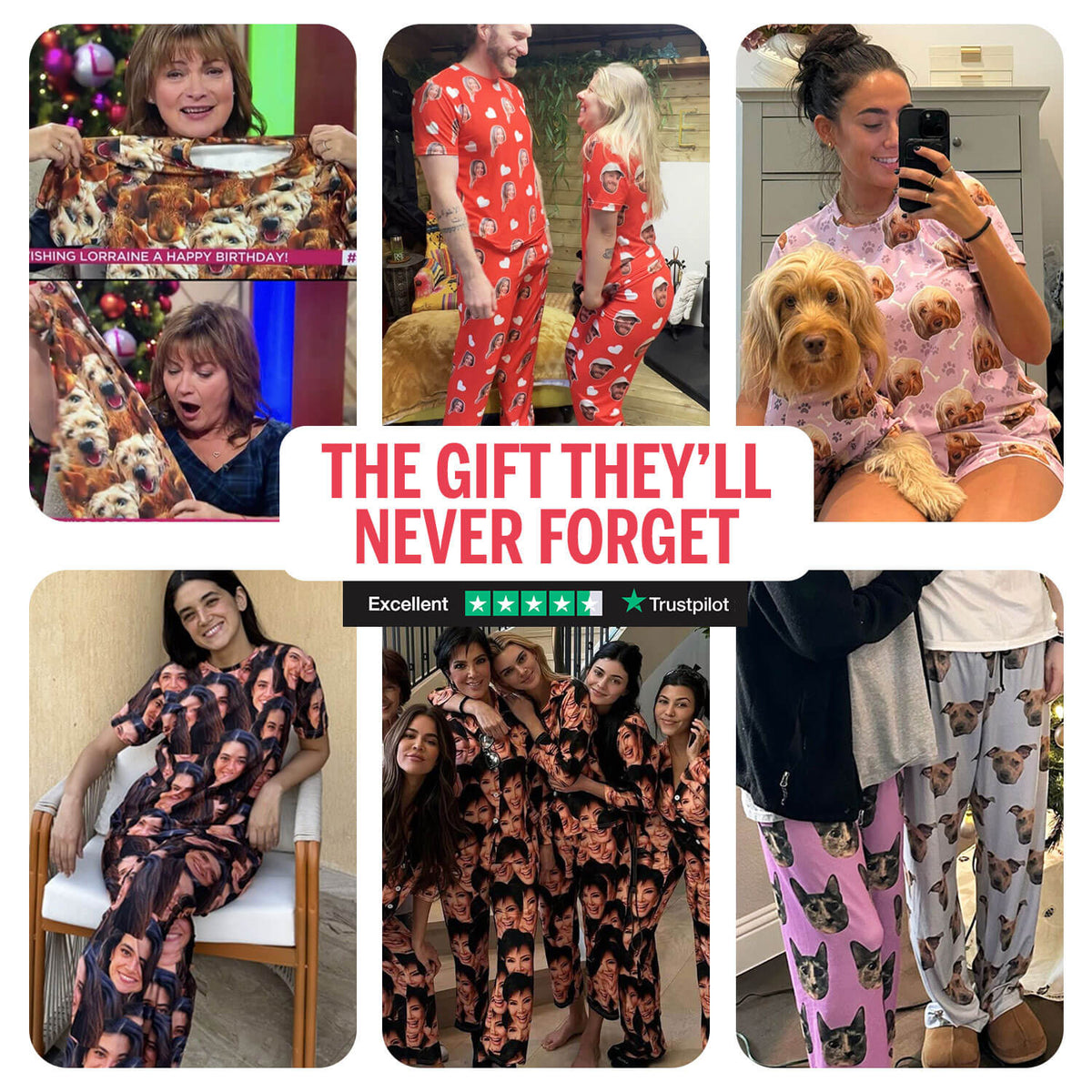 Women's Photo Collage PJ Bottoms