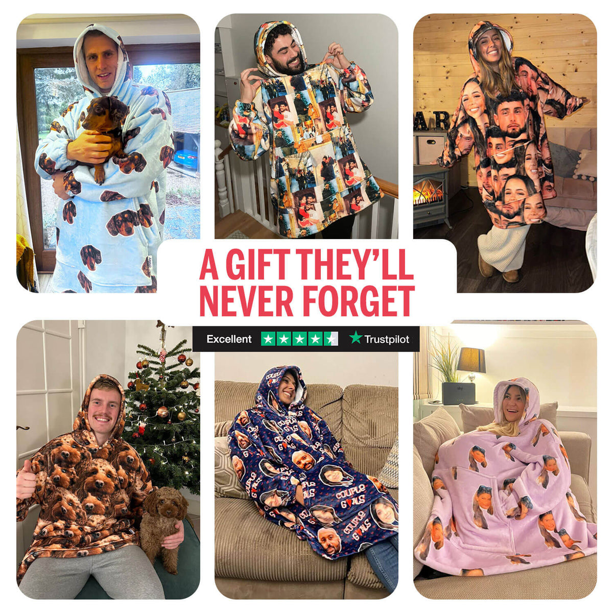Face Mash Personalised Dressing Gown