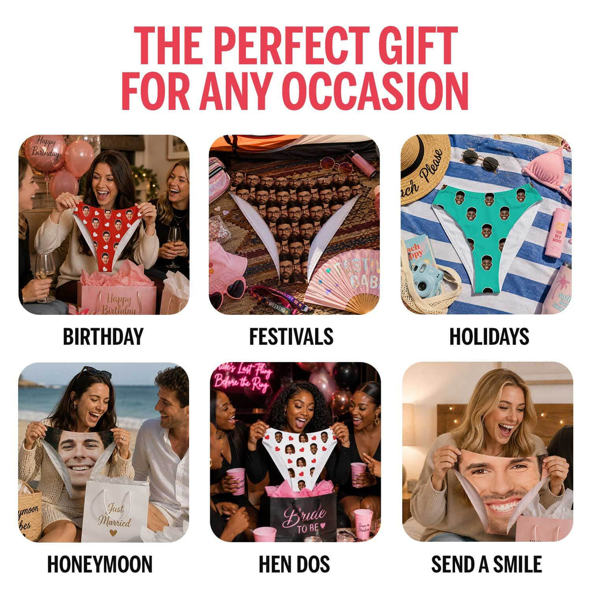 Your Face Custom Bikini Bottoms