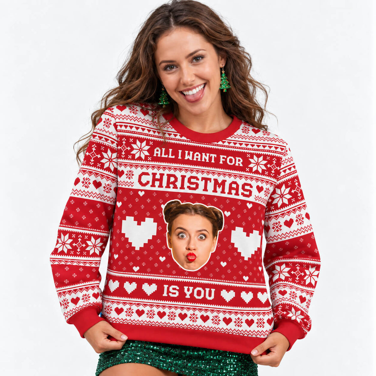 All I Want For Christmas Is You Personalised Christmas Jumper