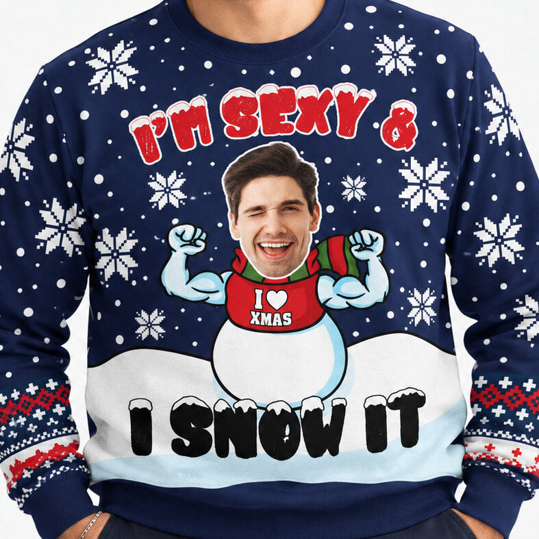 I'm Sexy and I Snow It Personalised Christmas Jumper