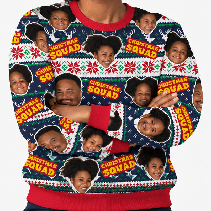 Christmas Squad Personalised Jumper