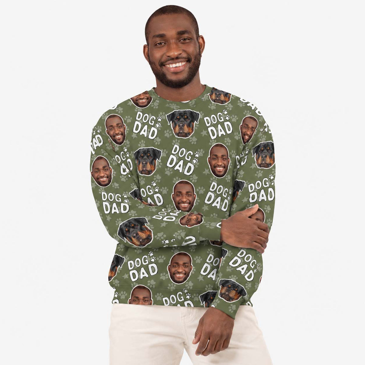 Dog Dad Personalised Sweatshirt