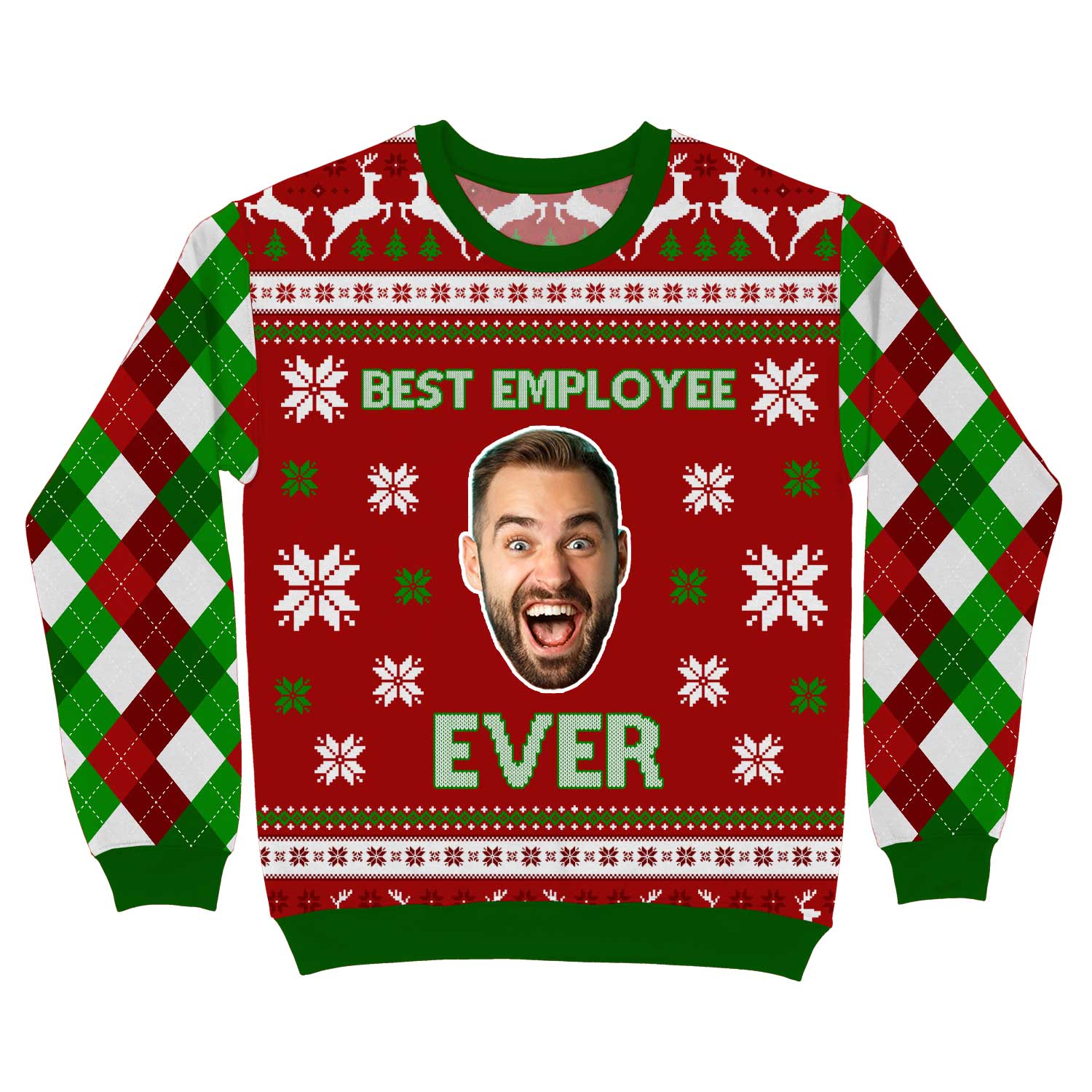 Best Employee Ever Personalised Christmas Jumper