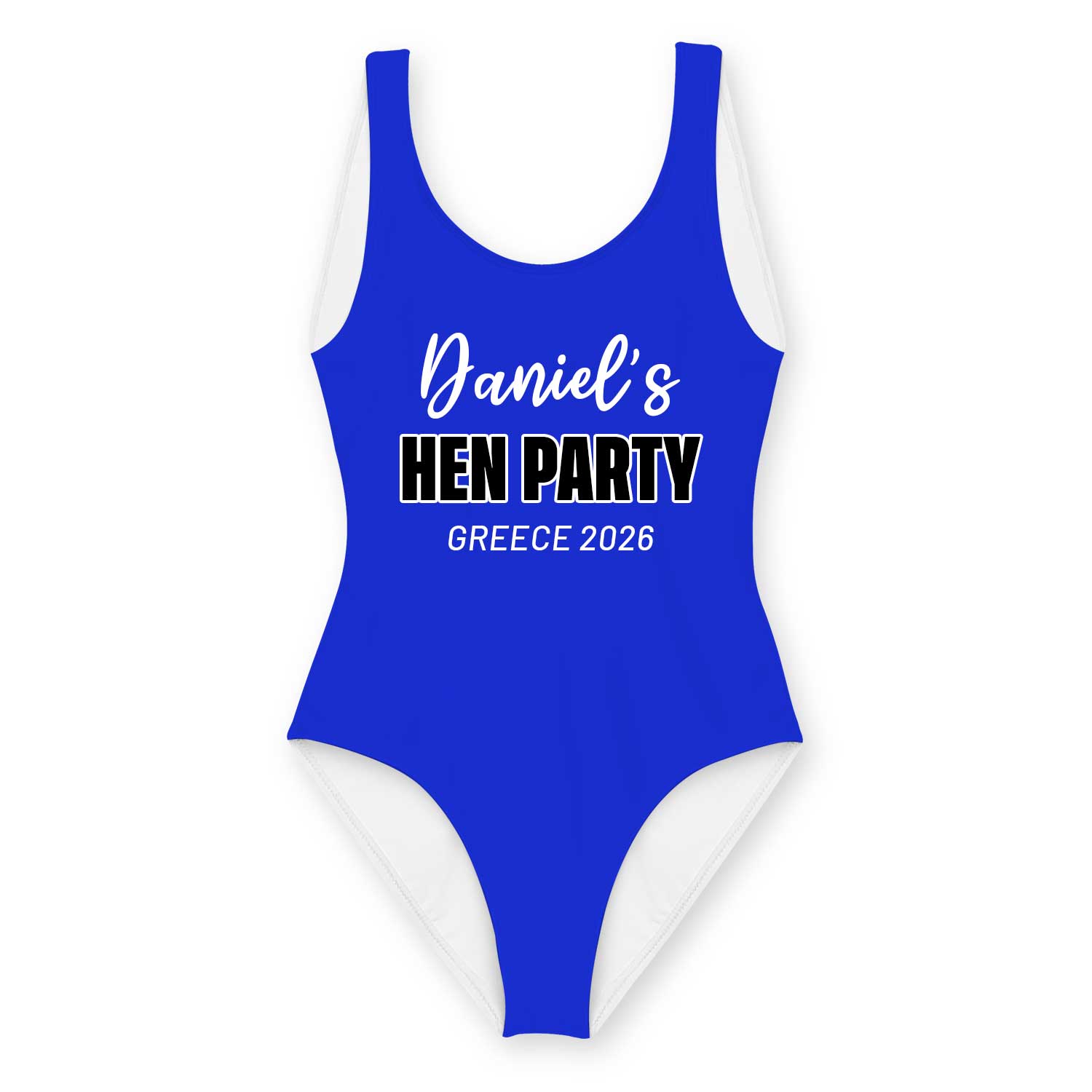 personalised swimwear
