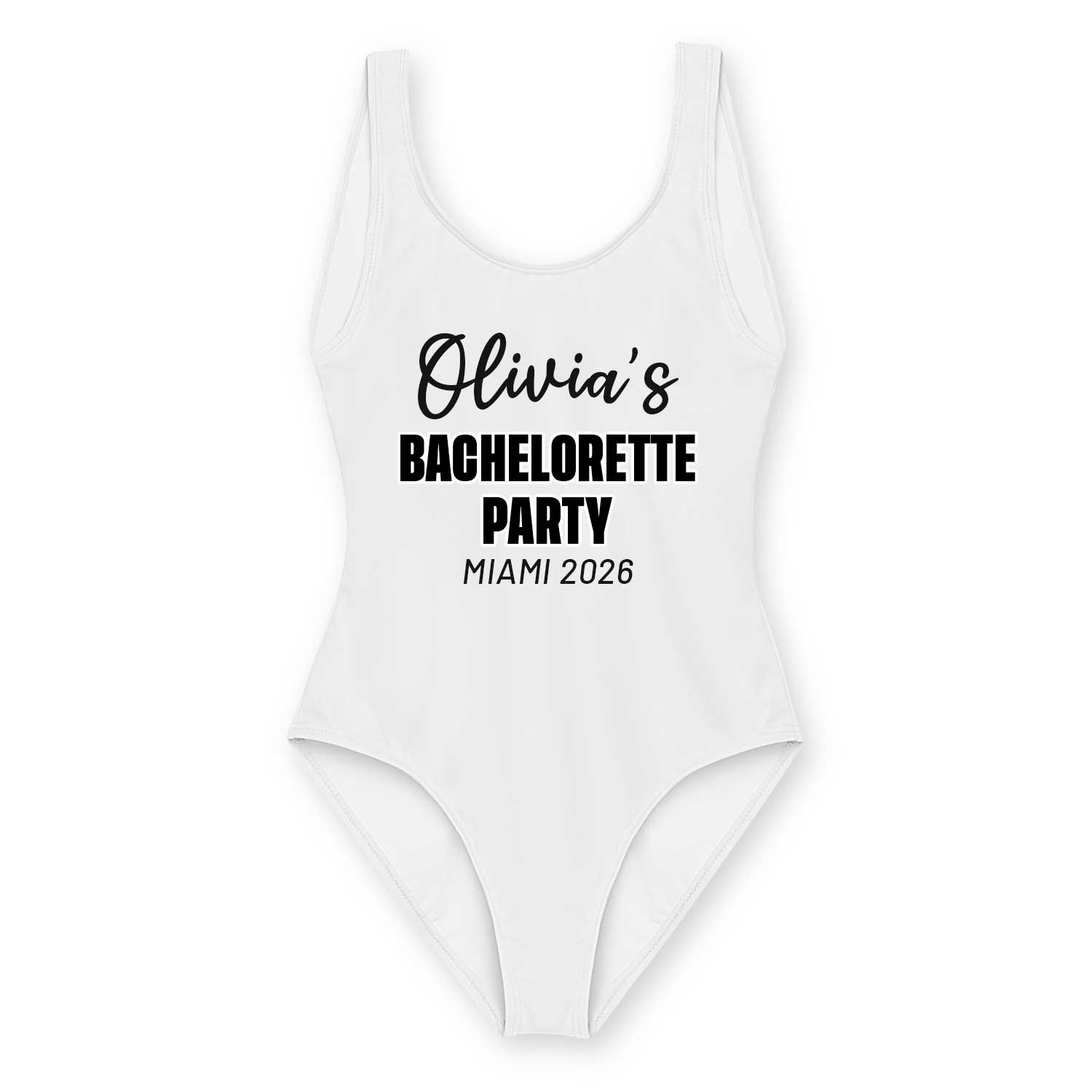 personalised swimwear
