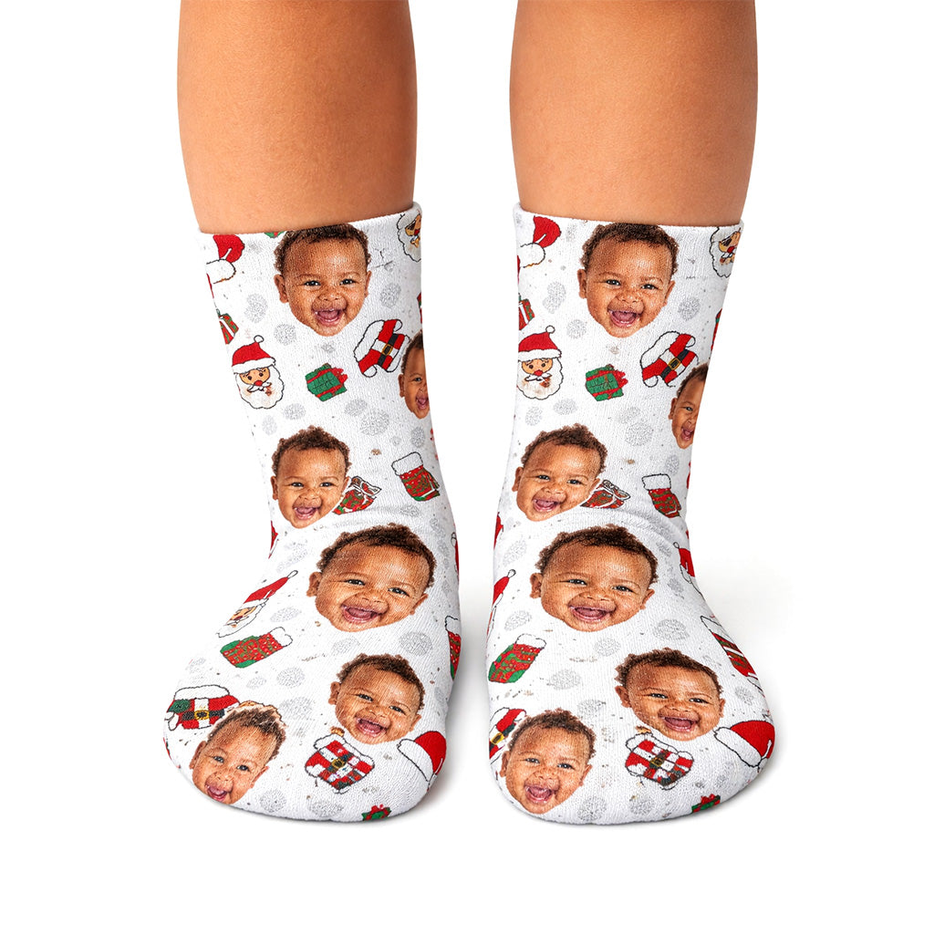 Santa Me Kids Socks