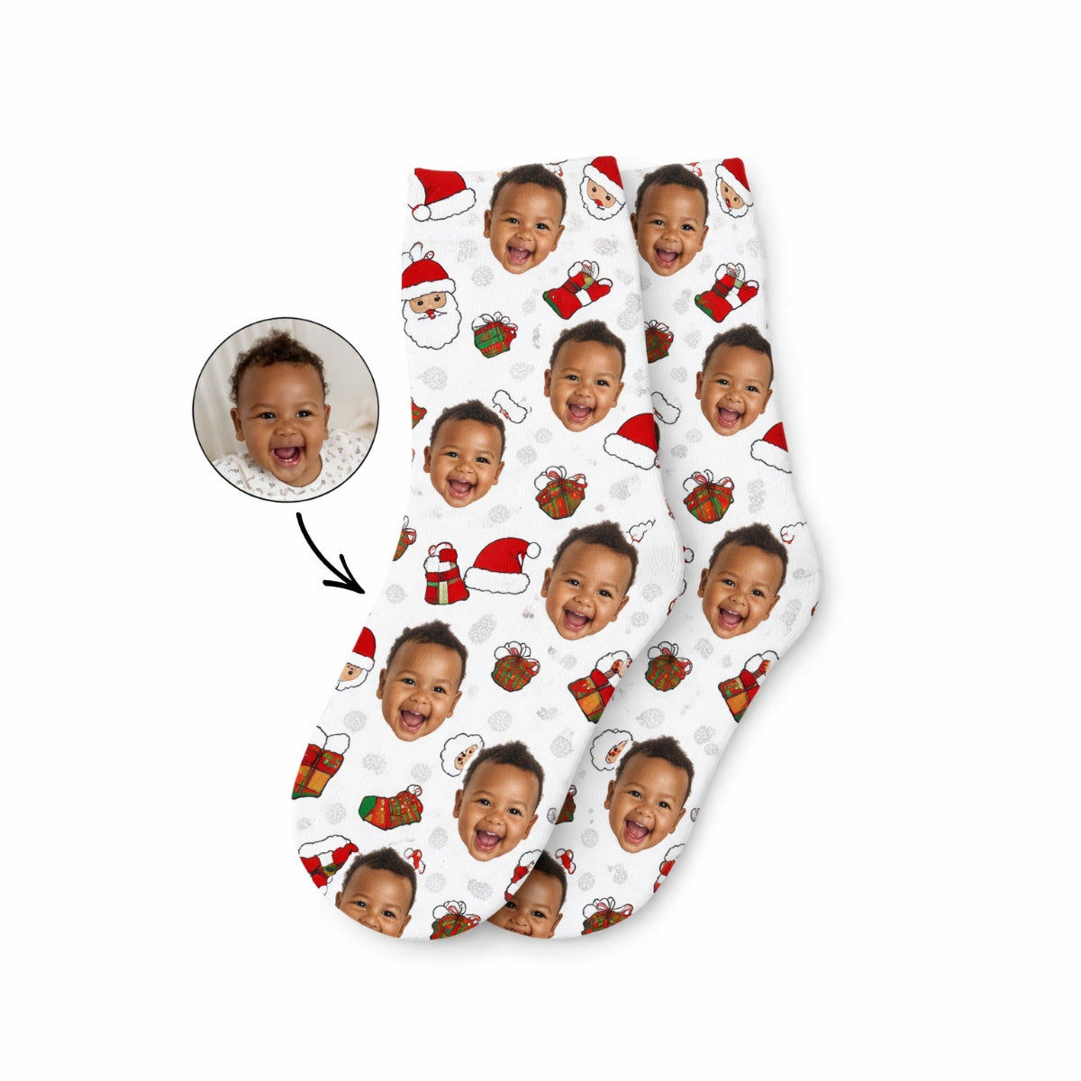 Santa Me Kids Socks