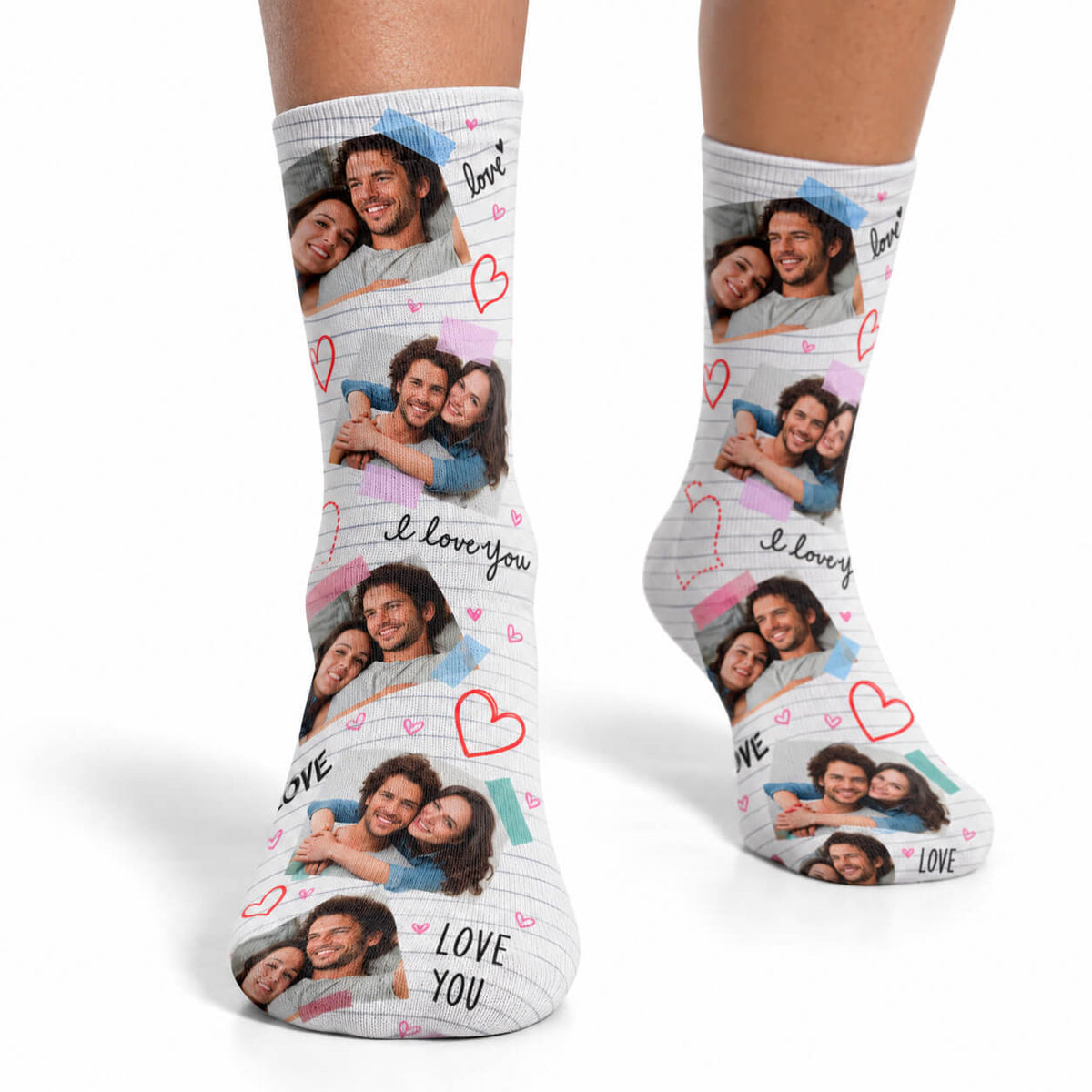 Love Scrapbook Socks