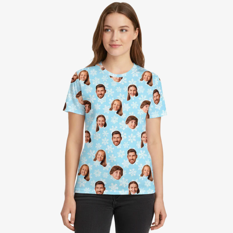Snowflakes Custom T-Shirt