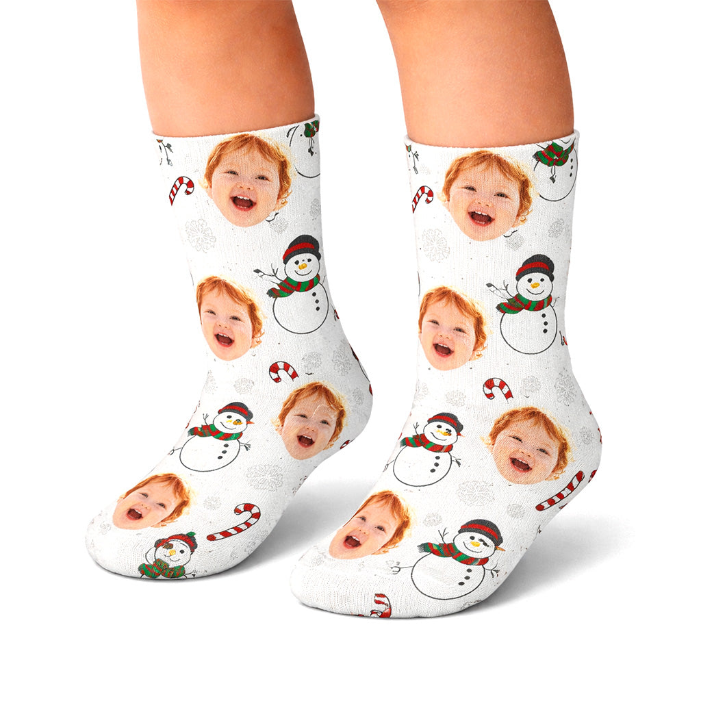 Snowman Me Kids Socks